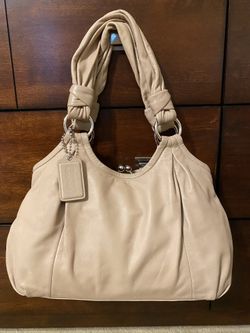 Coach beige color purse