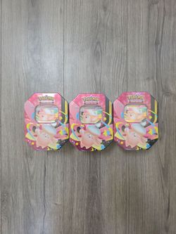 Pokemon Mega Moonlit Tin Mega Clefable Ex