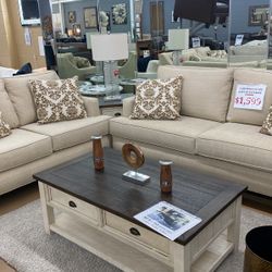 sofa and love seat. NEW!!! made in USA