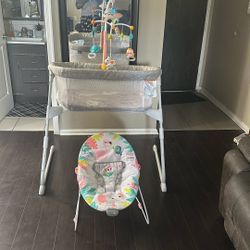 Bassinet And Baby Rocker 