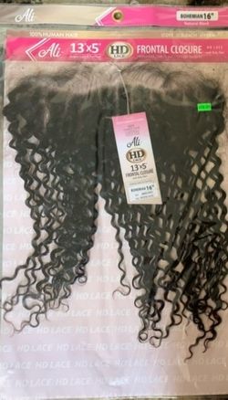 Bohemian 16 inches frontal 13x5 closure