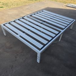 Full size platform bed frame $60