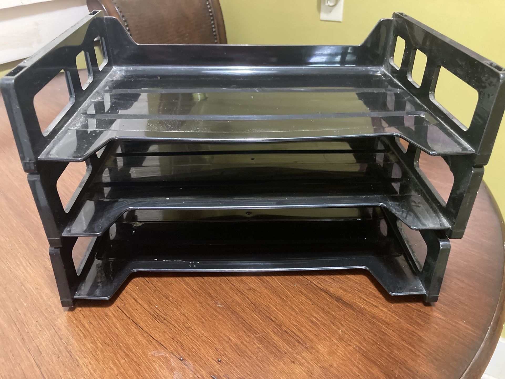 3-Tier Interlocking Tray Desk Organizer