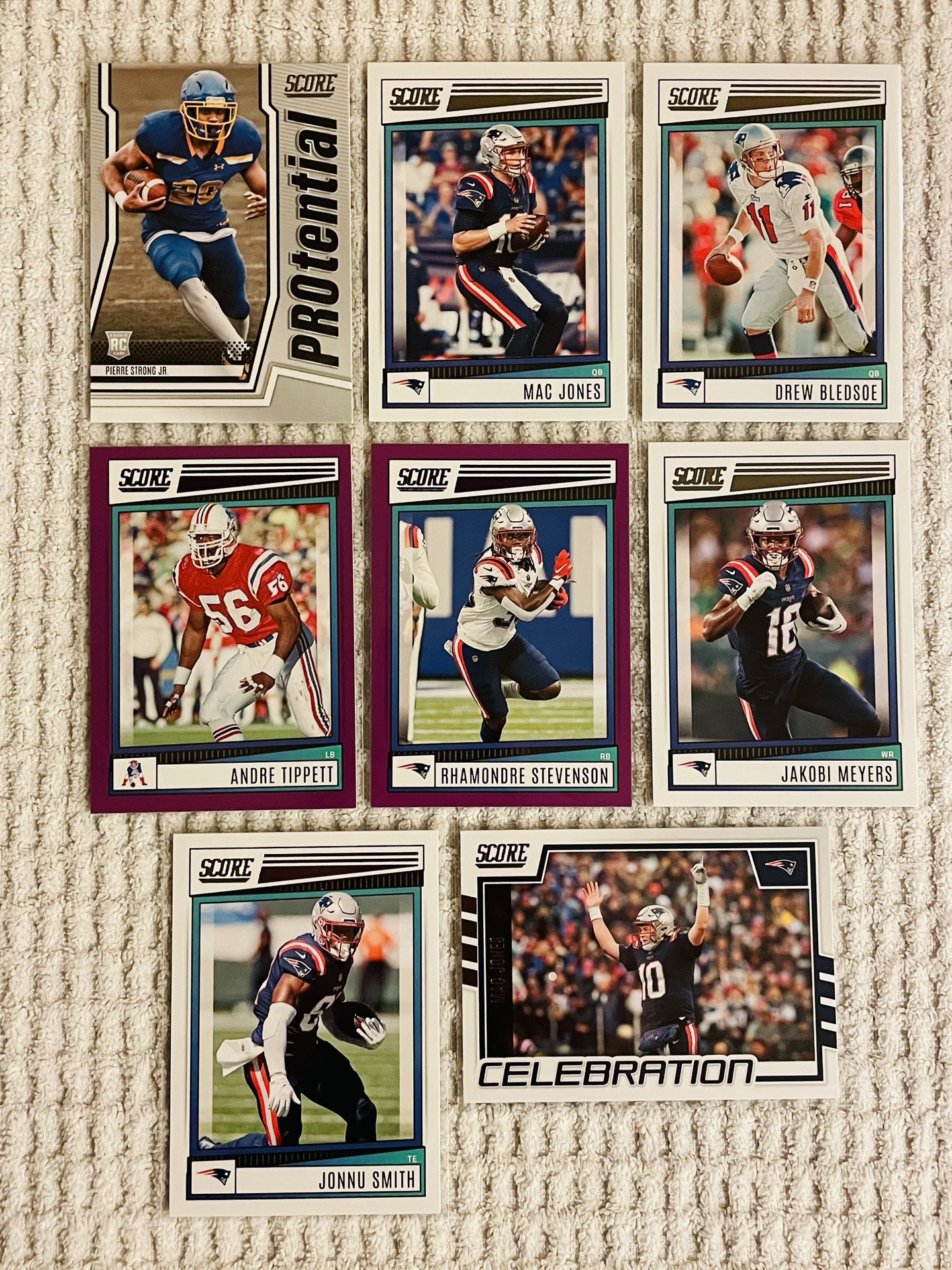 New England Patriots 70 Card Football Lot!