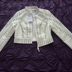 Brand New Bling Azalea Wang Moto Jacket