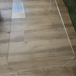 World market Clear Acrylic Coffee Table  