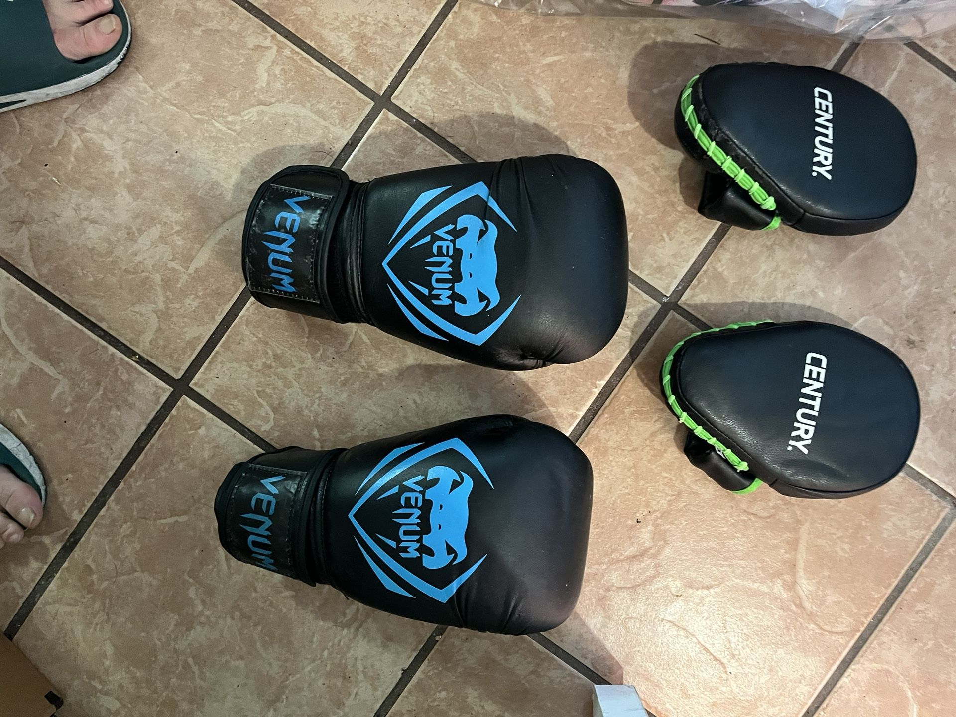 Venum Boxing Gloves And Punching Mitts
