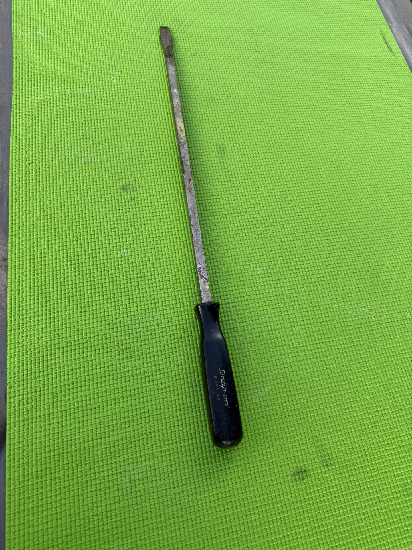 Rare SnapOn SSD418 Large Flathead Screwdriver 