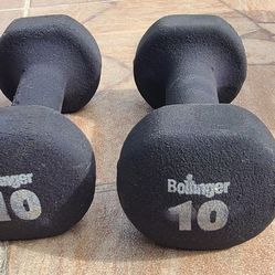 Set 2 Dumbbells,10lbs Each 