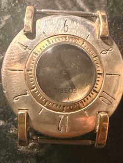 Vintage Watch Case No Dial Gold Tone