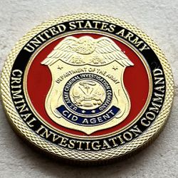 ARMY CID Criminal Investigation Division  Special Agent US Army Challenge Coin