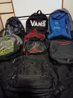 Jordan Carry Bag/Vans/Champion Backpacks $25