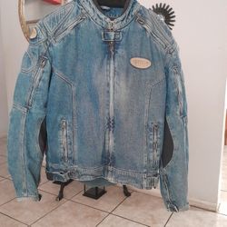 Cortech Rider Blues Padded Jean Jacket for Sale in Halndle Bch