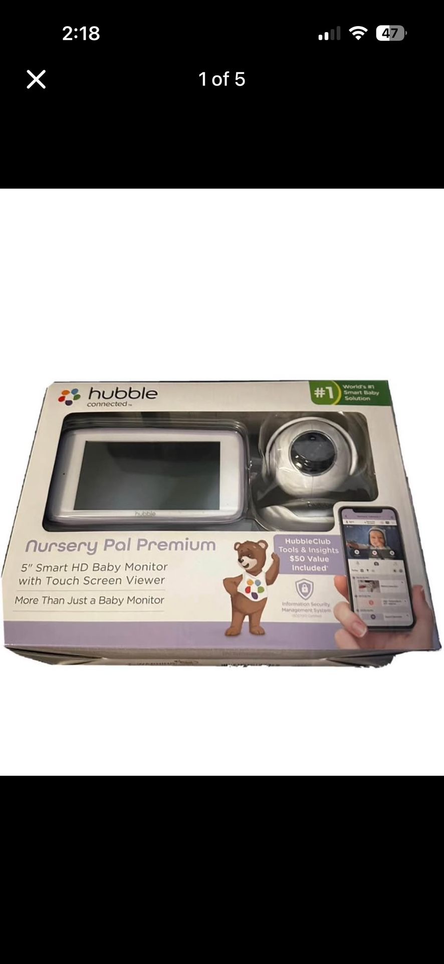 Baby Monitor , Hubble Nursery Pal
