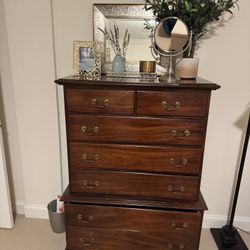Vintage Highboy Dresser