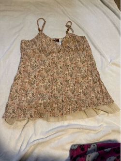 Jordache paisley tank top🌷