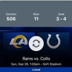 Rams Vs Colts 