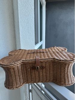 Wicker Dog Basket