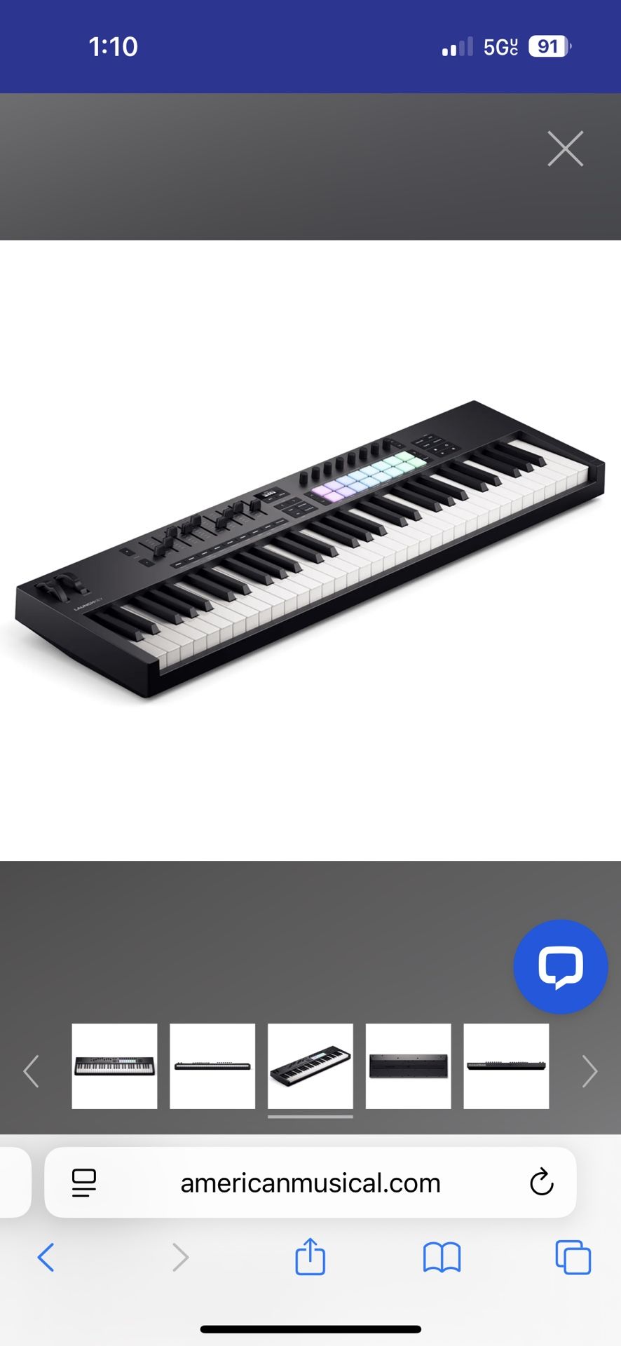 61 Key Keyboard 