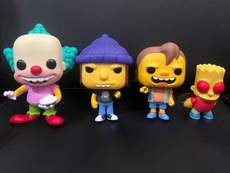 The simpsons Funko pop & kid robot bundle