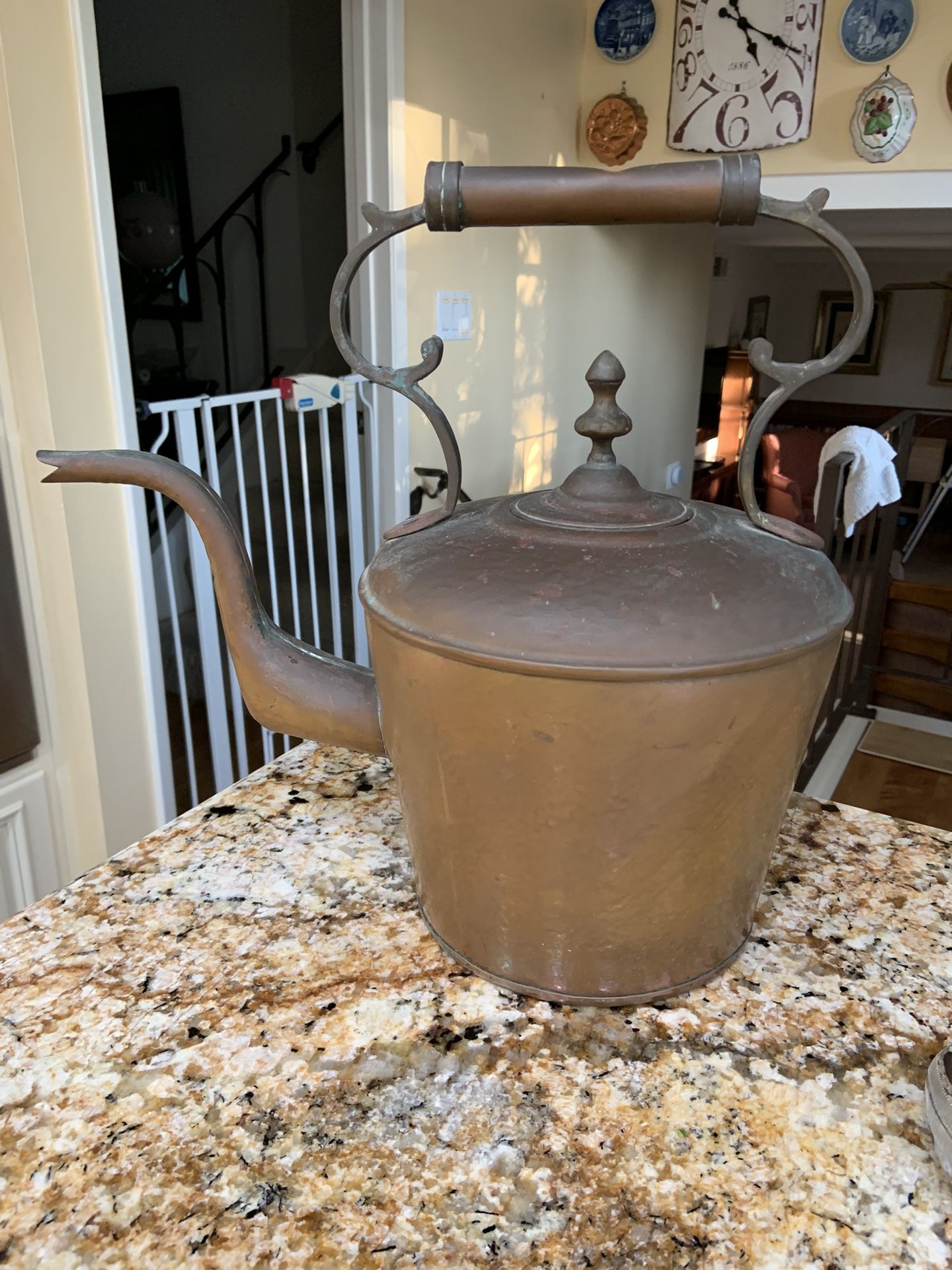 Antique Cooper Tea Kettle