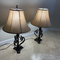 Decorative Table Lamps 27” - LIKE NEW 