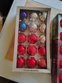Christmas tree ornaments 10 dollars a pack