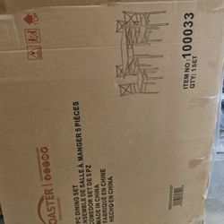 5pc table chairs set