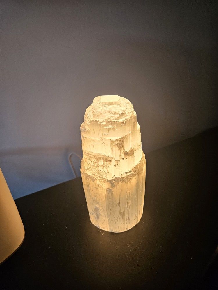 Selenite Lamp