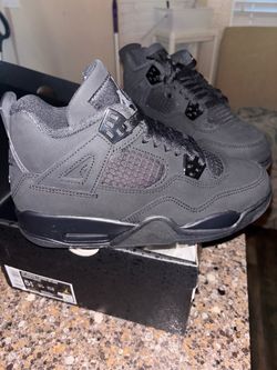 Jordan 4 Black Cat shoes youth size 5.5