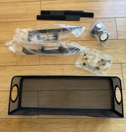 Cinati 13.4" Under Desk Cable Management Tray – Brand New, Clamp-On