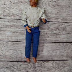 VTG Barbie Ken Doll W Airline Pilot Flying Time Outfit 80’s-90’s