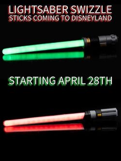 Lightsaber Swizzle Stick
