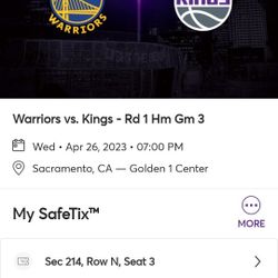 Game 5 Sacramento Kings Playoffs At Golden 1 Center 