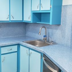 Kitchen Countertops And Cabinets Refinish 