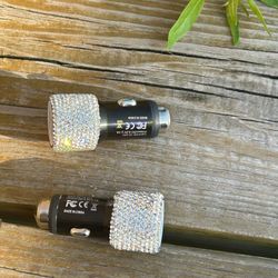 Bling Crystal Car Charger - Dual USB - Fast Charging