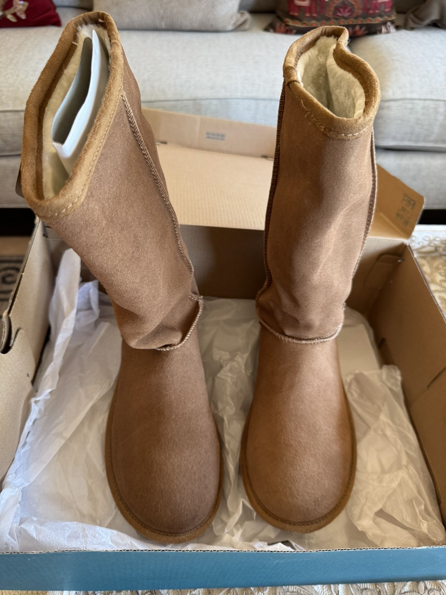 Skechers Leather Suede Boots