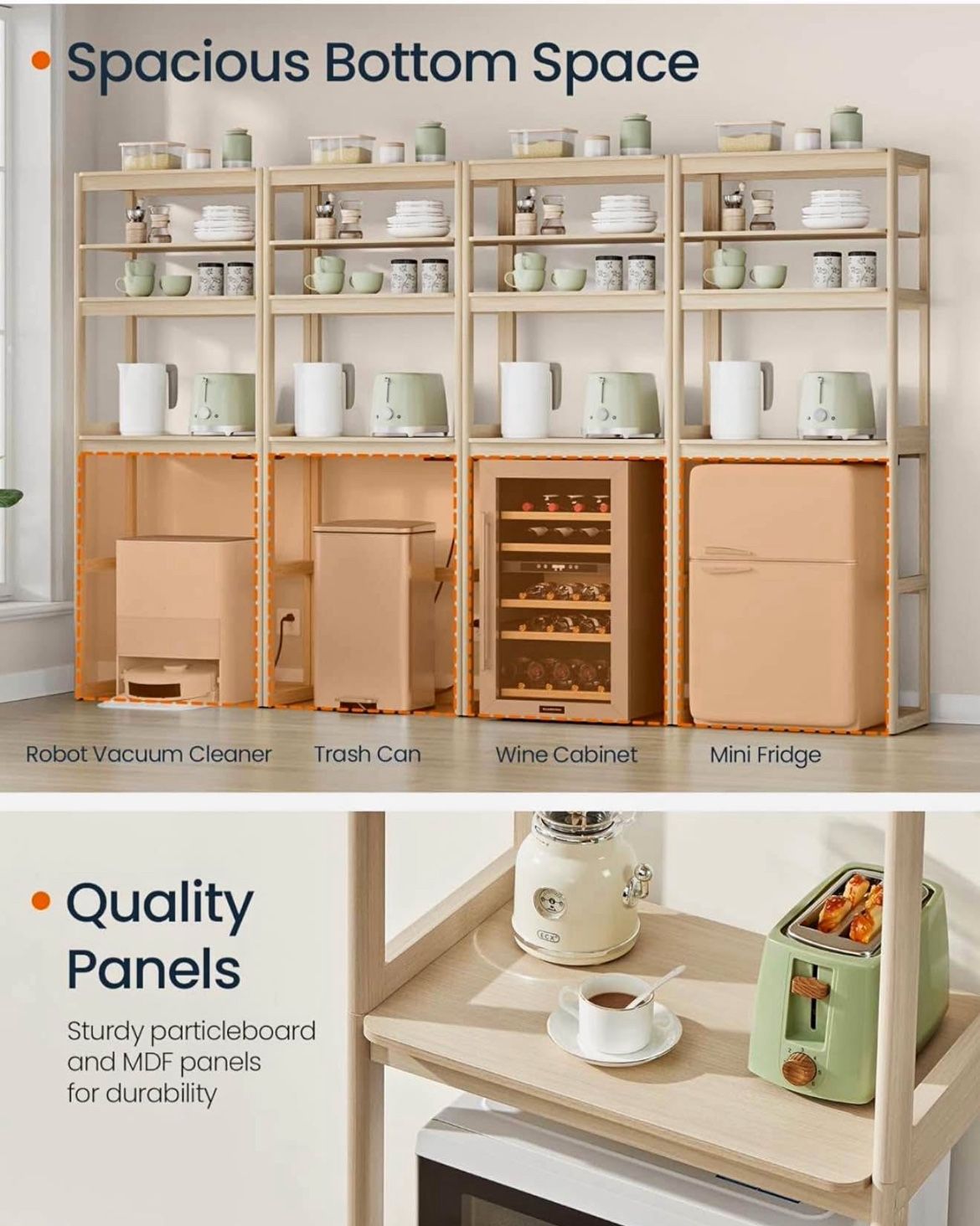 HOME Kitchen Bakers Rack 