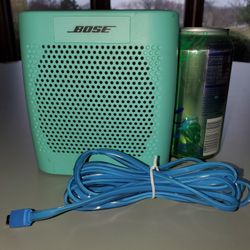 Bose SoundLink Bluetooth Aqua Blue Portable Speaker Charging Cord