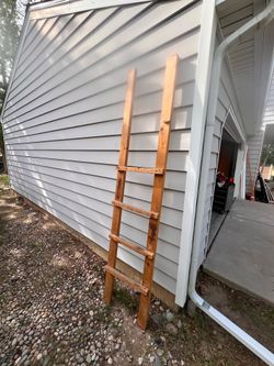 Wooden ladder