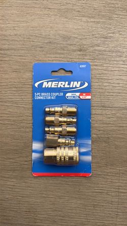 Merlin 5-Piece Brass Coupler Connector Kit
