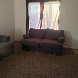 Grey couches