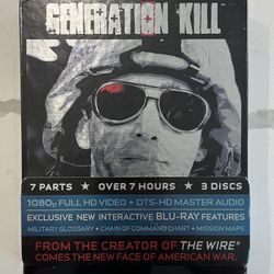 Generation Kill Blu-ray Box Set HBO IRAQ War The Wire NEW SEALED
