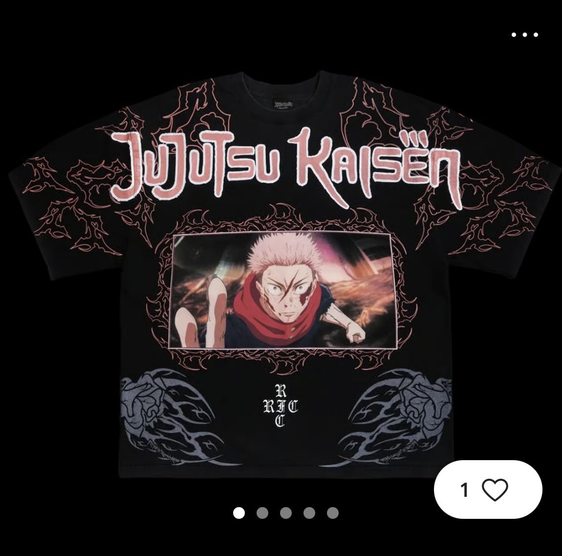 Wrath Of Itadori 19@x Oversized Tee