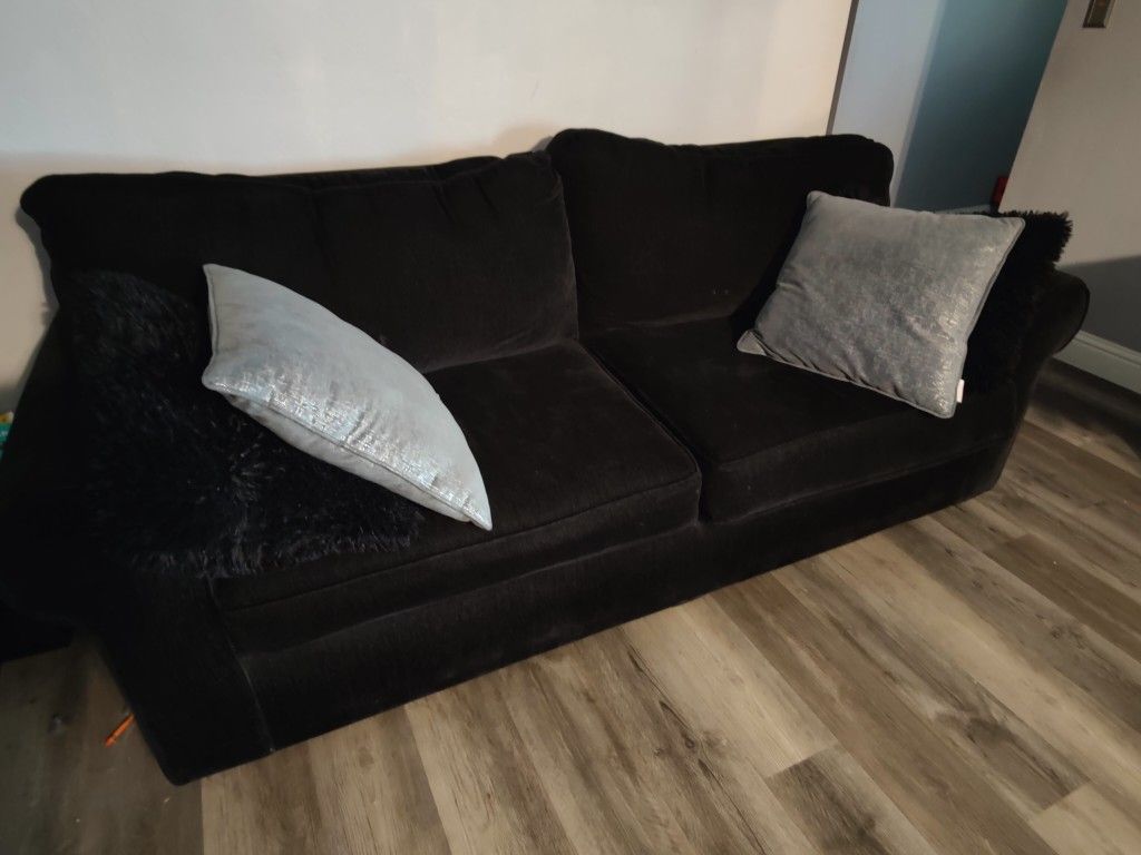 Black Sofa And Loveseat