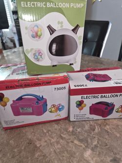 Maquina electrica para inflar globos sin batallar