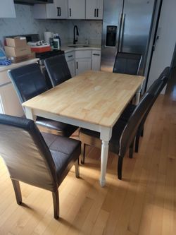 Table and chairs