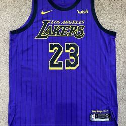 Authentic LeBron James Los Angeles Lakers Jersey 