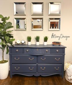 🦋 Beautiful Blue Buffet/ Dresser! 
