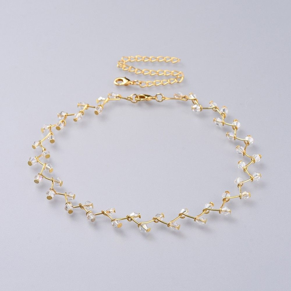 Radiant Glass Beads Choker Necklace
